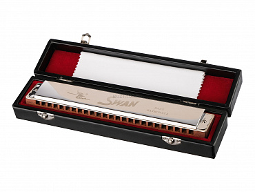 Оркестровая губная гармошка Swan SWMN-BS, басовая