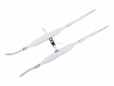Комплект ремней для баяна и аккордеона LutnerLSBc-1W, белый