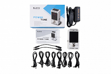Тюнер педальный со встроенным блоком питания на 8 педалей Joyo JF-18R-Power-Tune