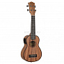 Укулеле сопрано Cascha HH-2026E Mahogany Series со звукоснимателем, с чехлом