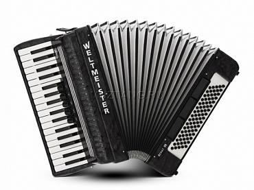 Аккордеон Weltmeister Achat 80 34/80/III/5/3 3/4, черный