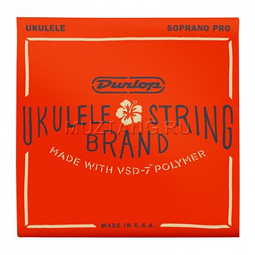 DUNLOP DUQ301 Ukulele Soprano Pro струны для укулеле 22-32-34-24, прозрачный нейлон