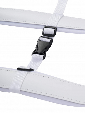 Комплект ремней для баяна и аккордеона LutnerLSBc-1W, белый