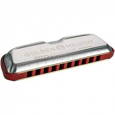 Губная гармошка HOHNER Golden Melody Progressive C-major